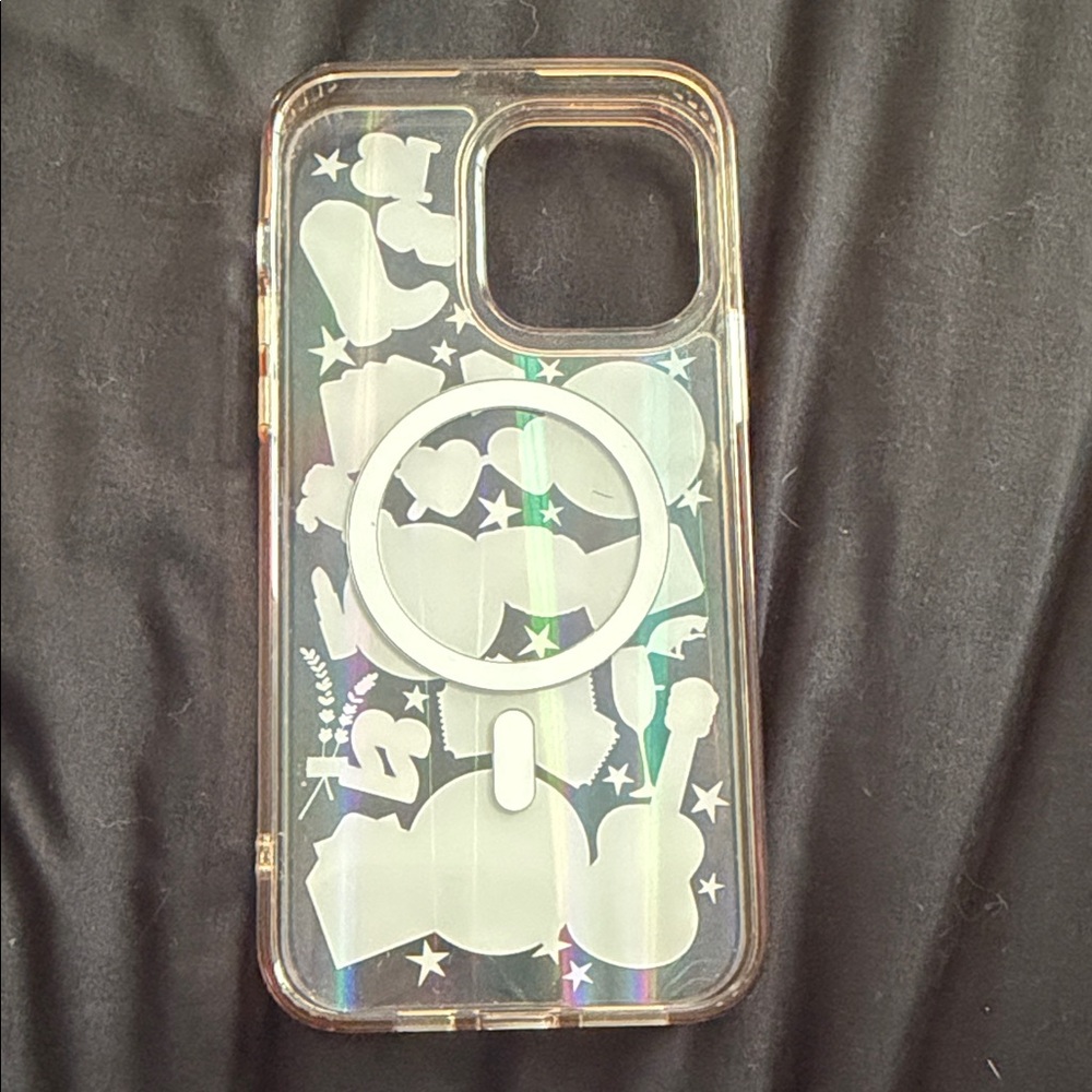 Stylish Sticker Phone Case with Multicolor Design - Picture 2 of 2